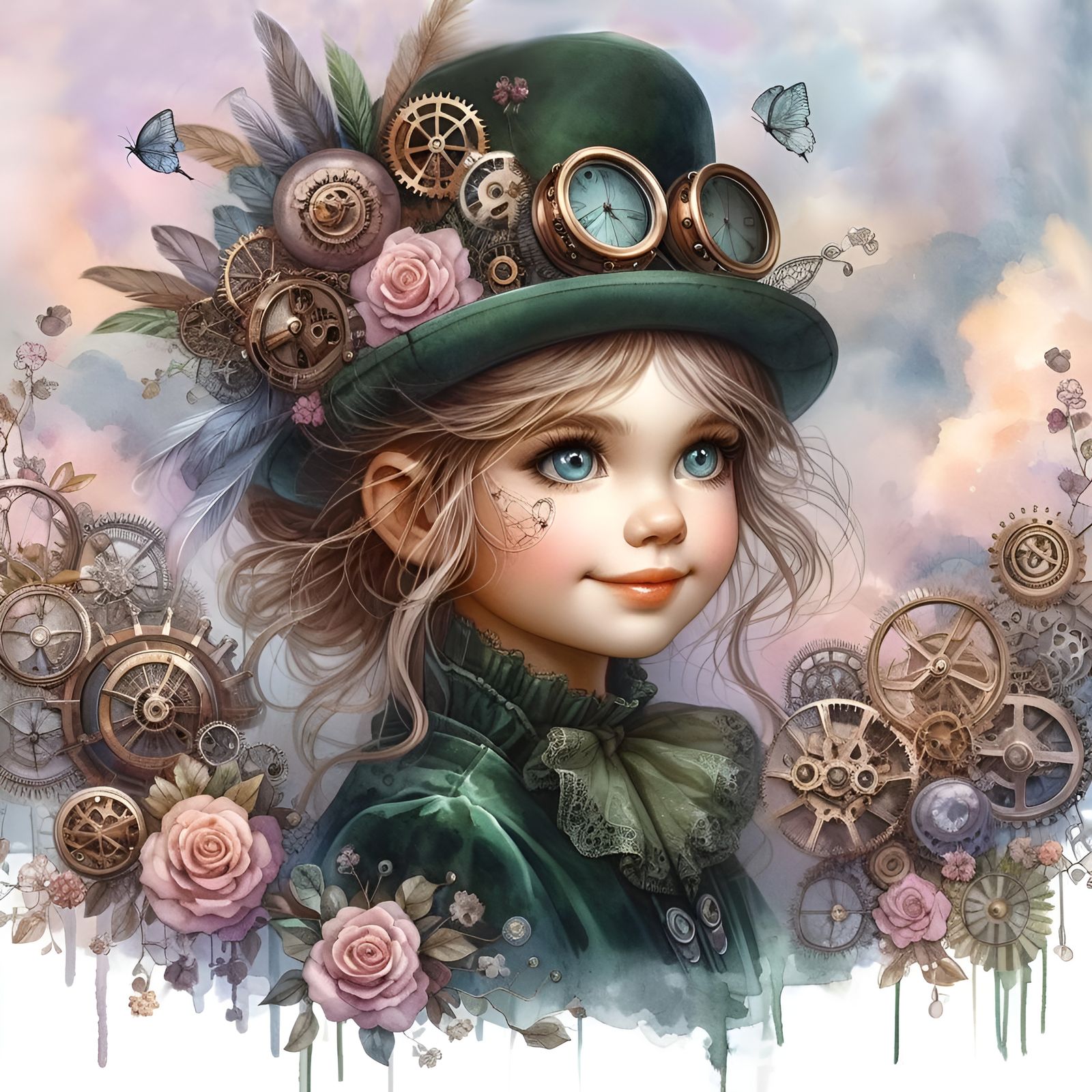 Steampunk in Green