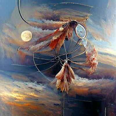 Dreamcatcher in Oil Painting Style
