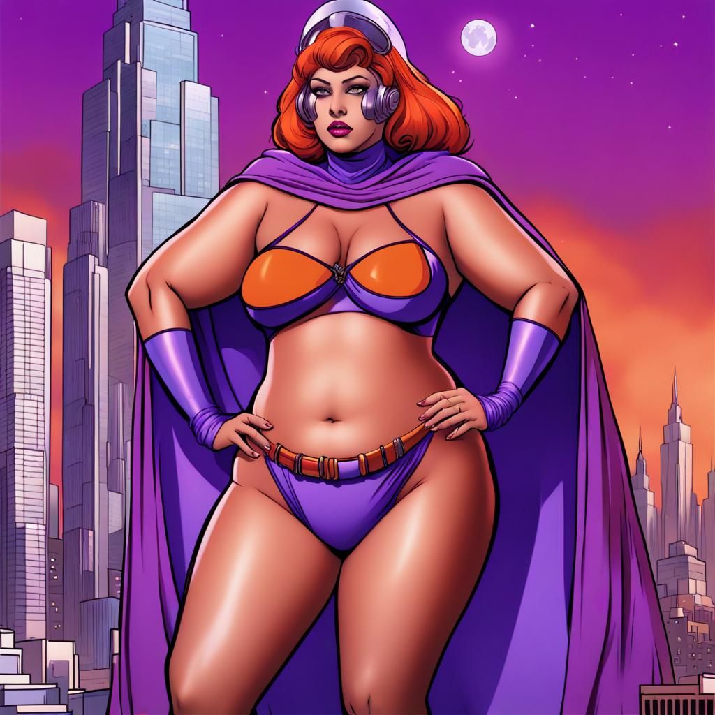 Marsport Supergoddess Patrol: Comic Style Superheroine