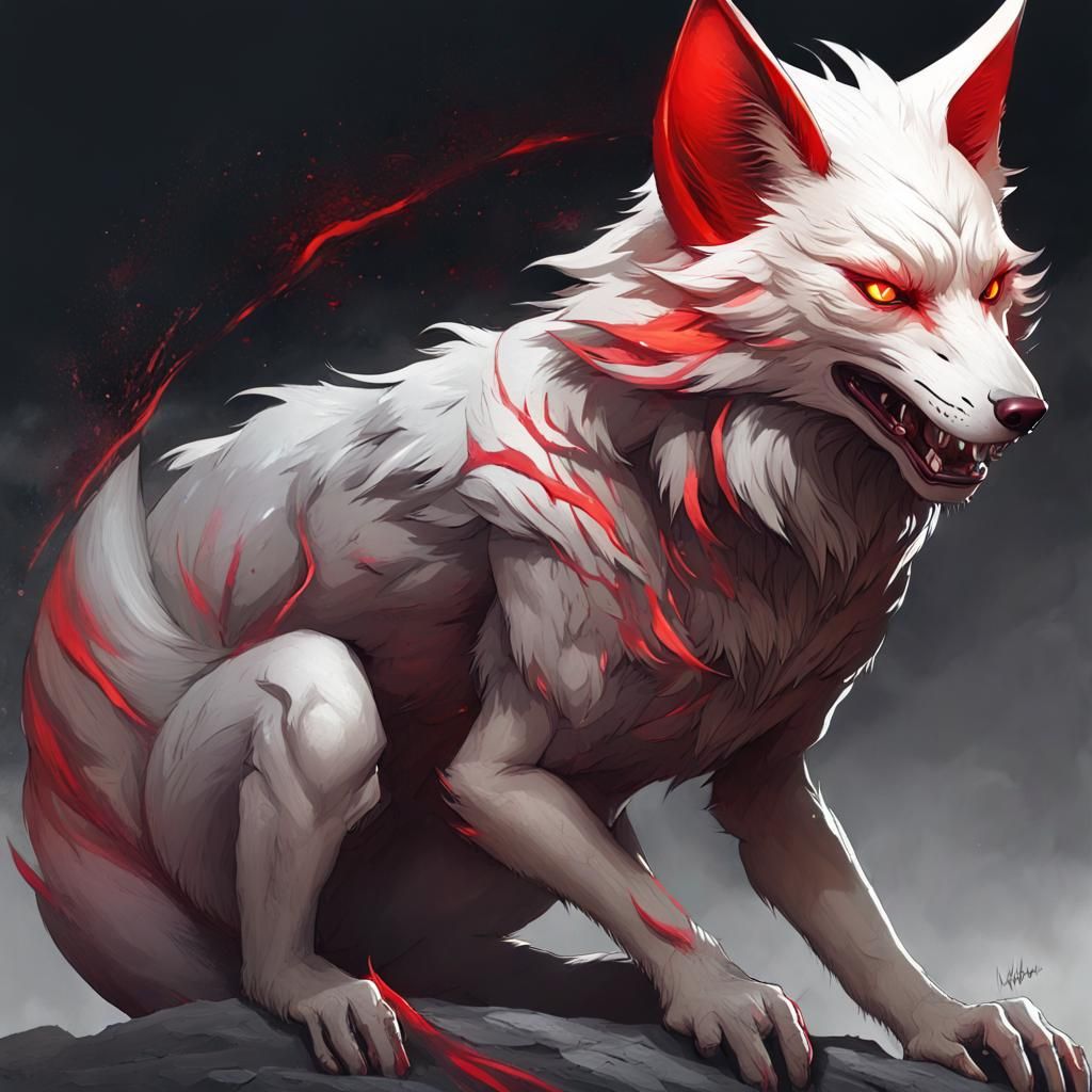 Galaxy Kitsune Versus Shadow Werewolves