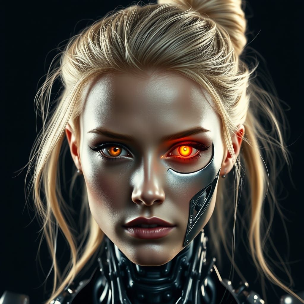 Portrait of a T-X terminator.