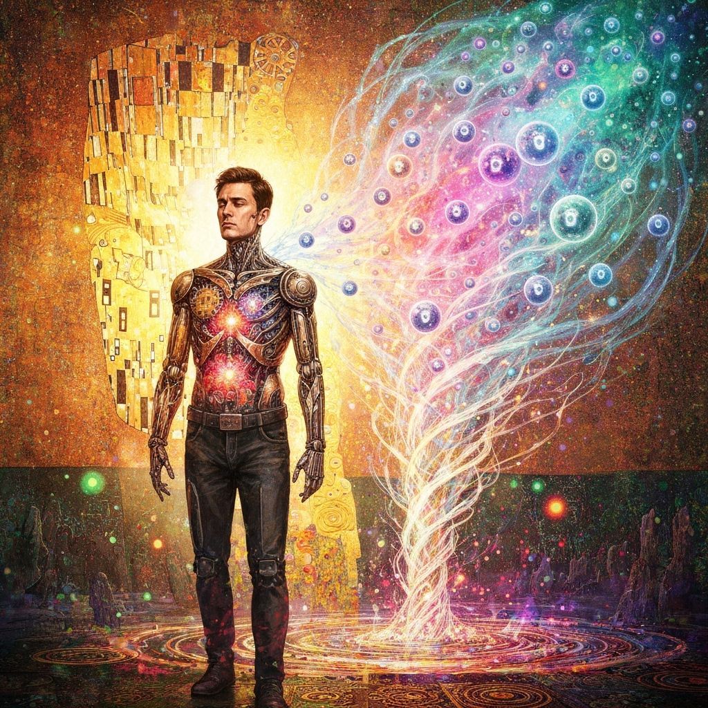 Automaton Transformation: A Fantasy Illustration