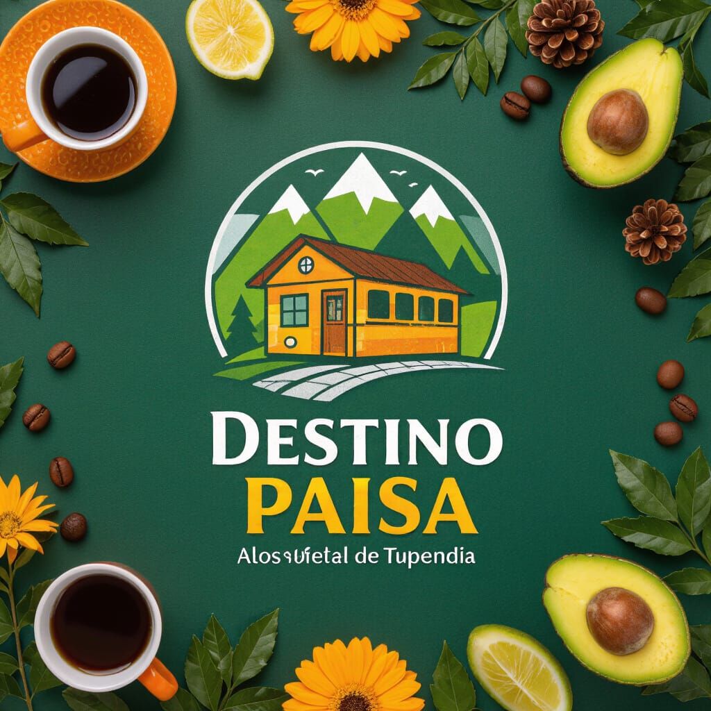 Colorful Logo for Tourism App in Film Style