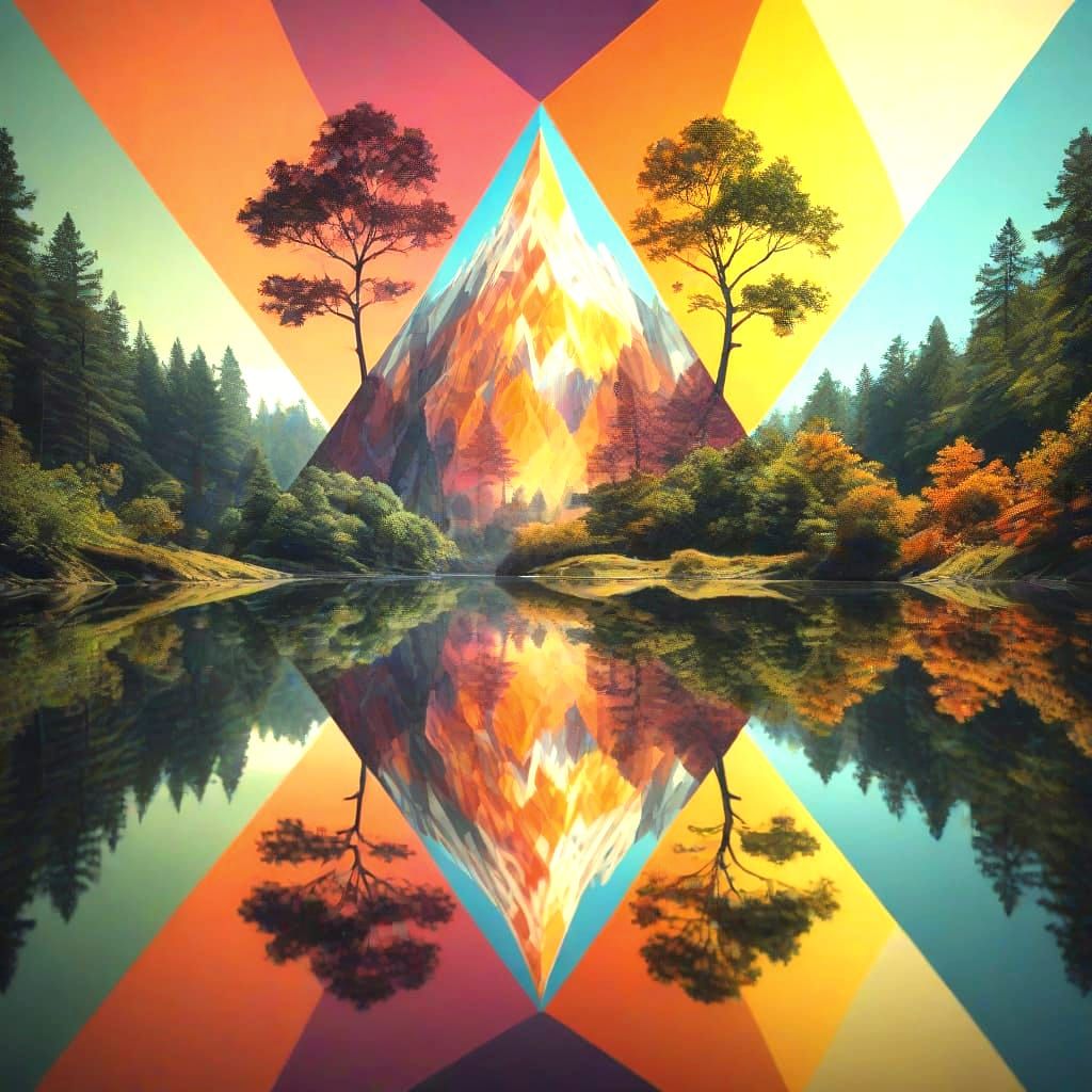 Four Seasons Reflected in a Prism