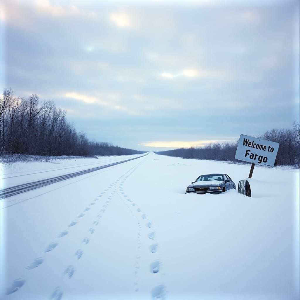 Welcome to Fargo: A Haunting Winter Landscape