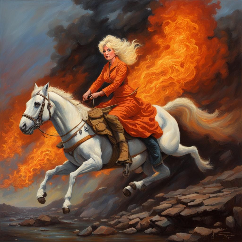 Dolly Parton as Jedi Knight on Pegasus