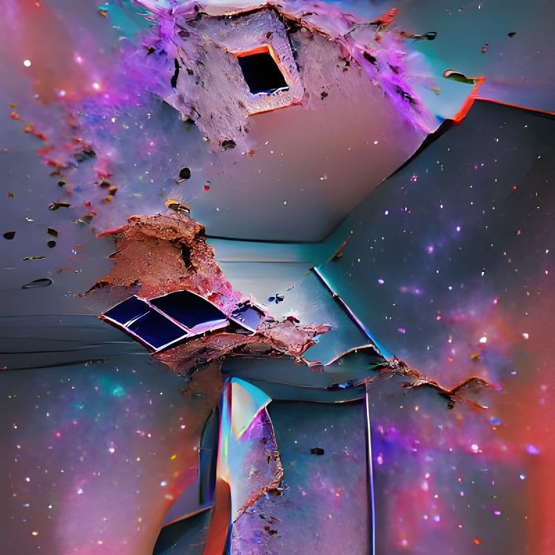 Space falling apart