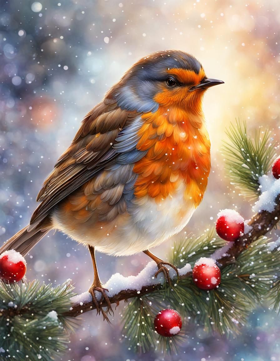 Christmas robin