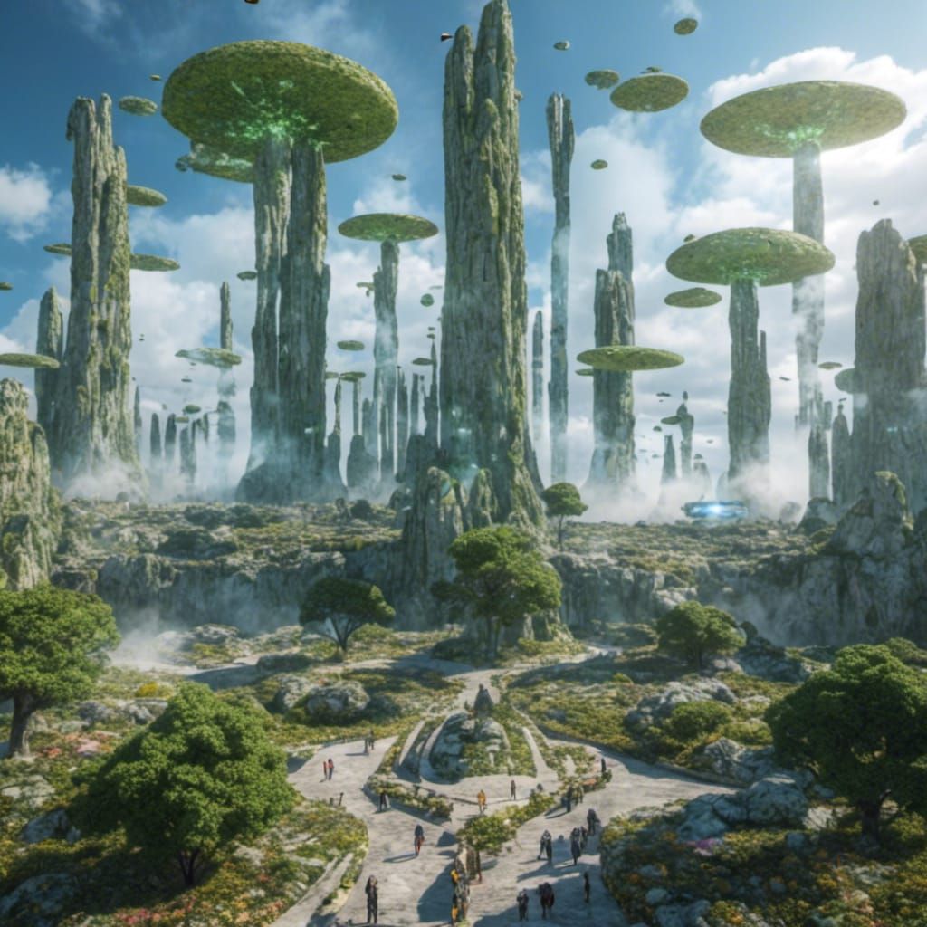 Nature and Technology Collide in Cyberpunk Style