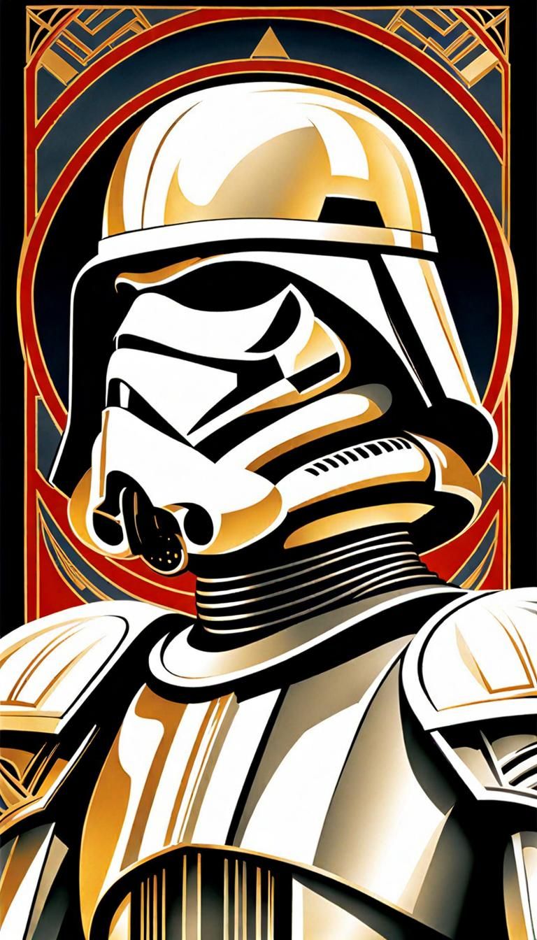 Art Deco Stormtrooper in 1930s Style