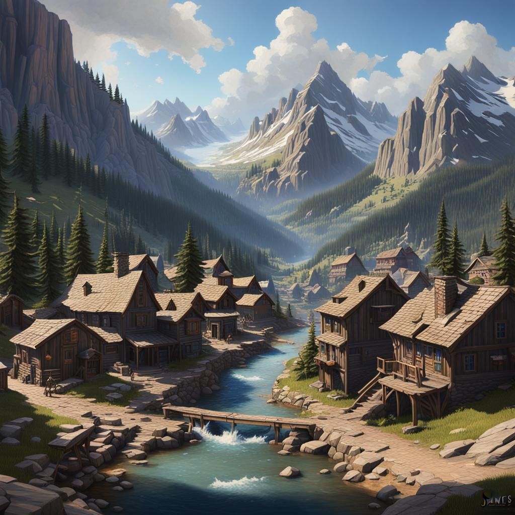 Mountain town