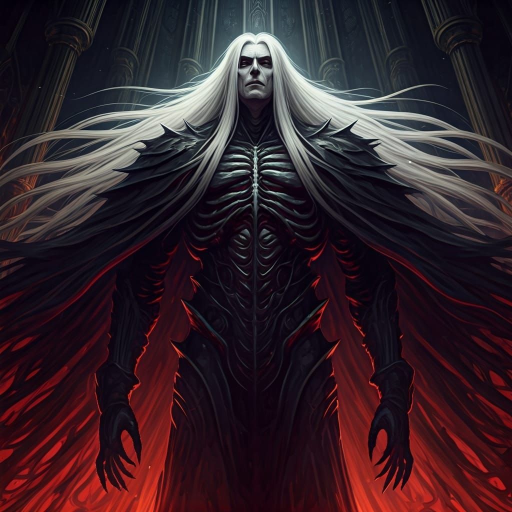 Menacing Dark God Towers Over Azathoth's Court