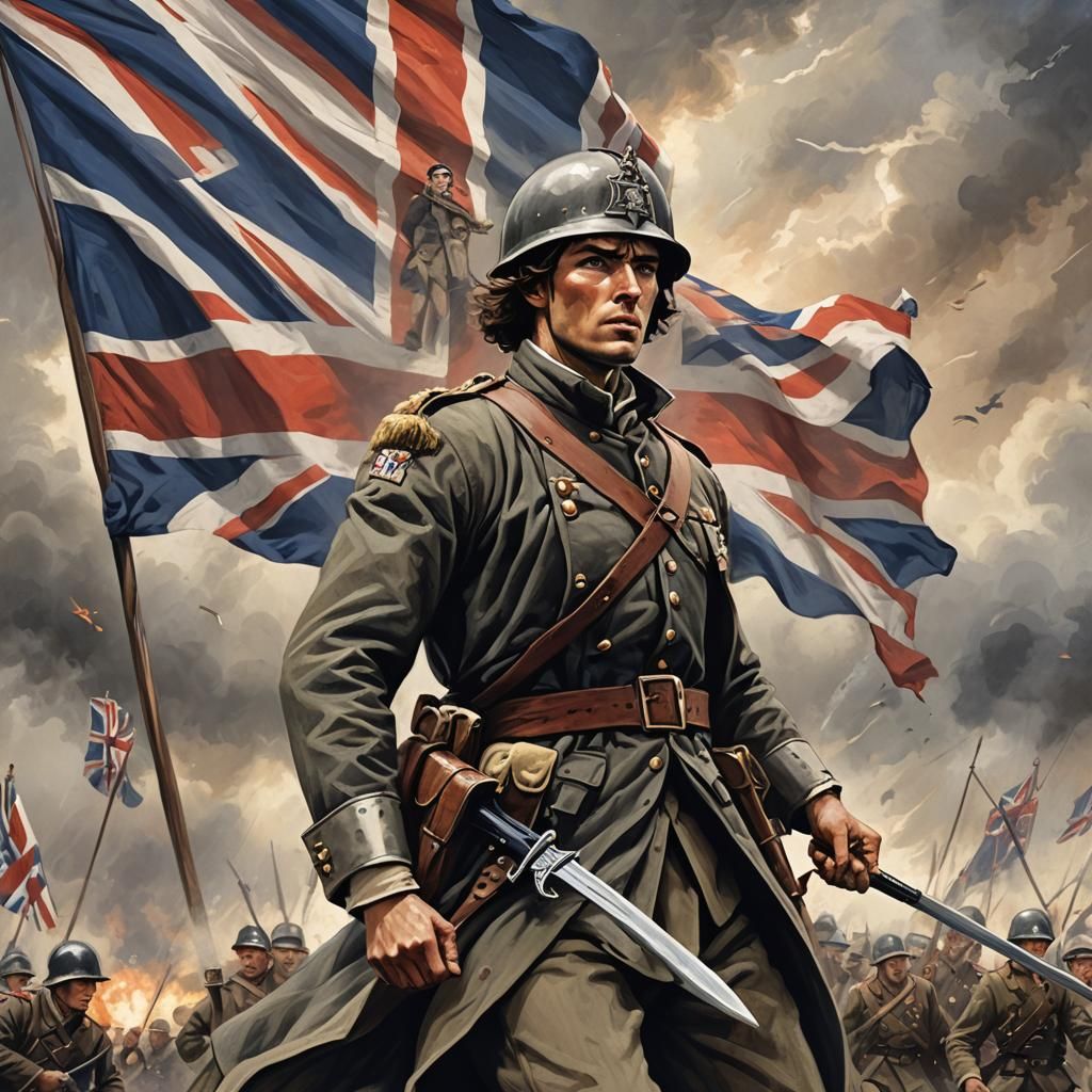 Vintage British Military Recruitment Poster