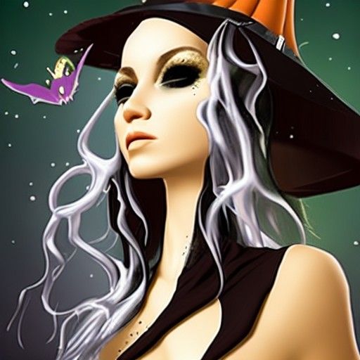 Organized Natural Halloween Witch: A Clean Aesthetic