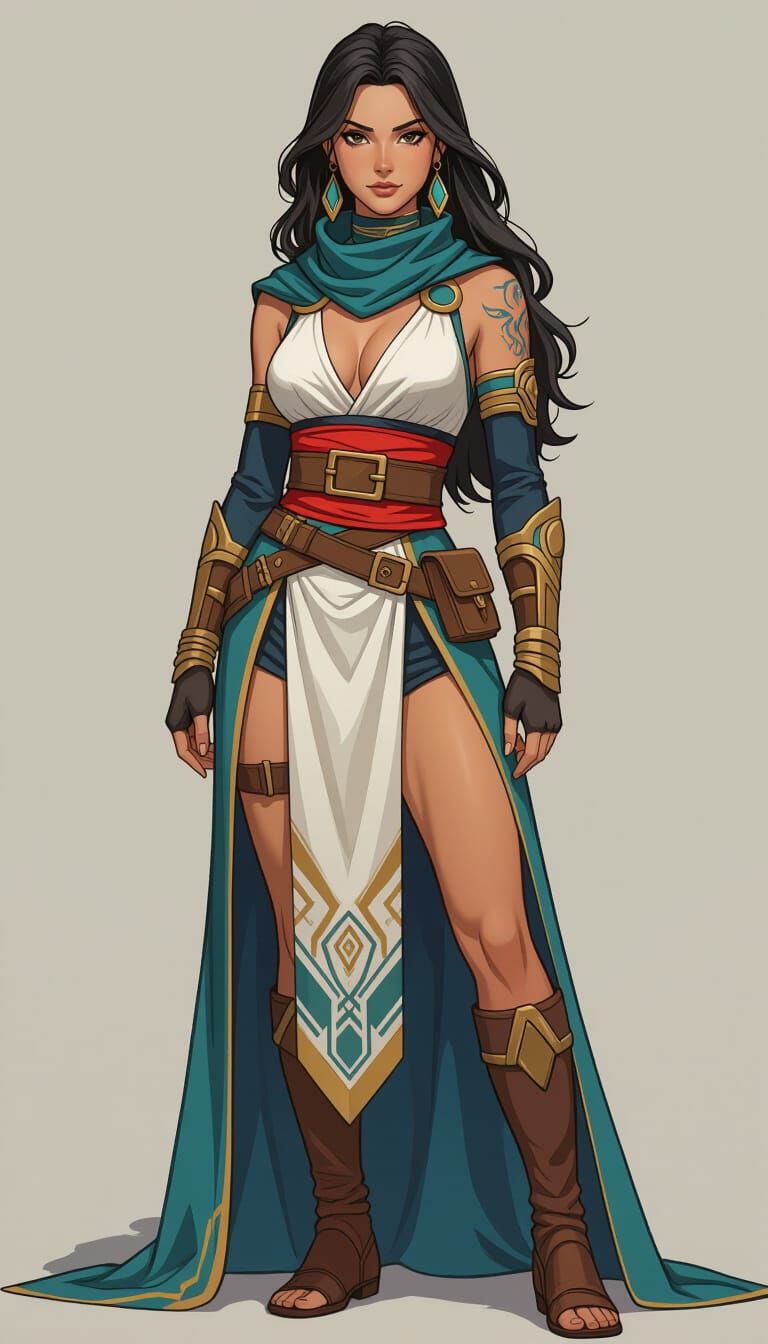 Isis from Omniheroes in Iconic Attire