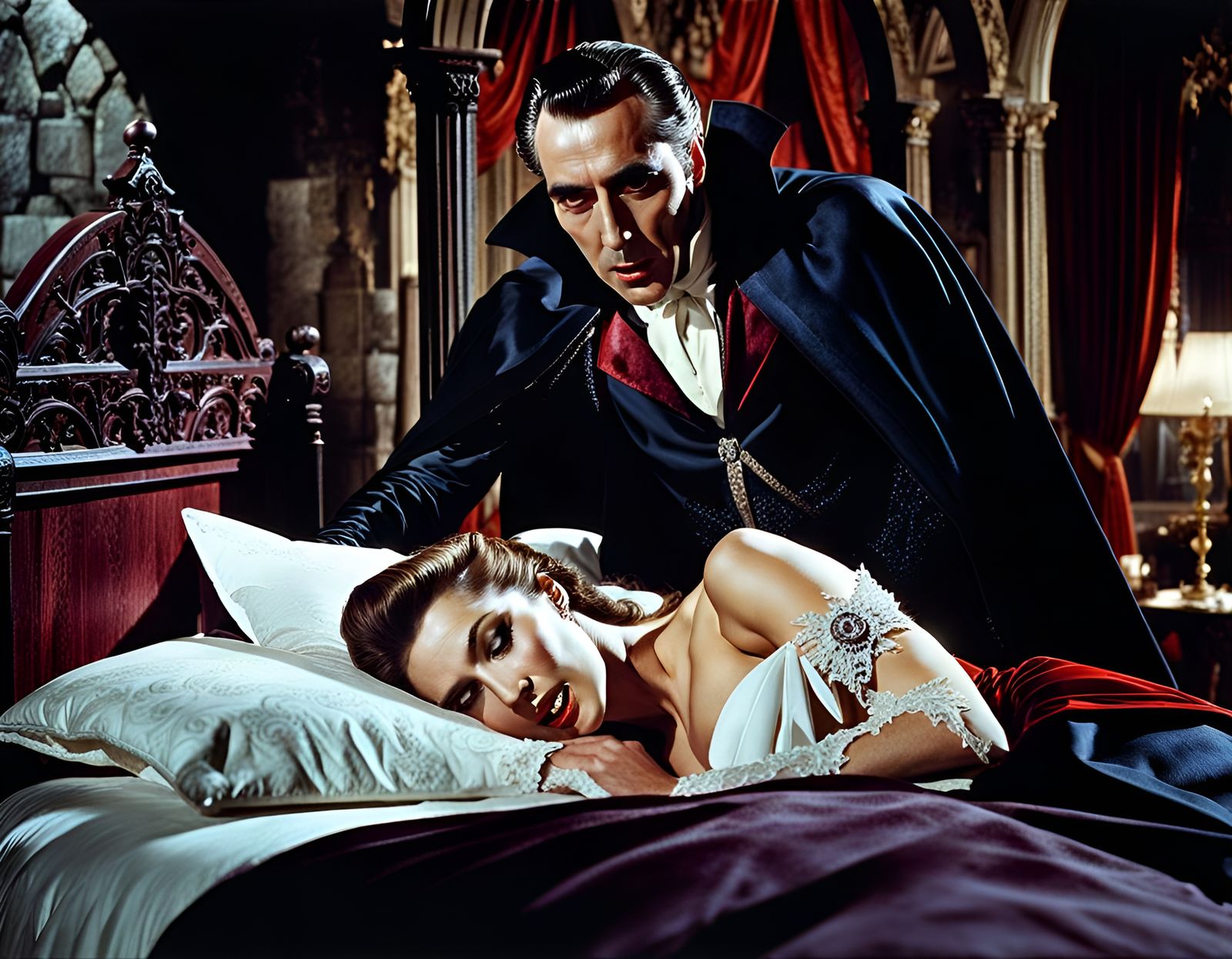 Dracula in Hammer Horror Film Style