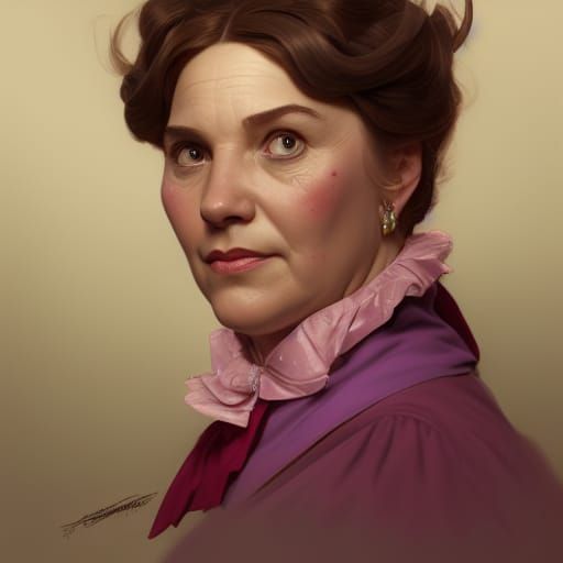 Detailed Portrait of Professor Umbridge