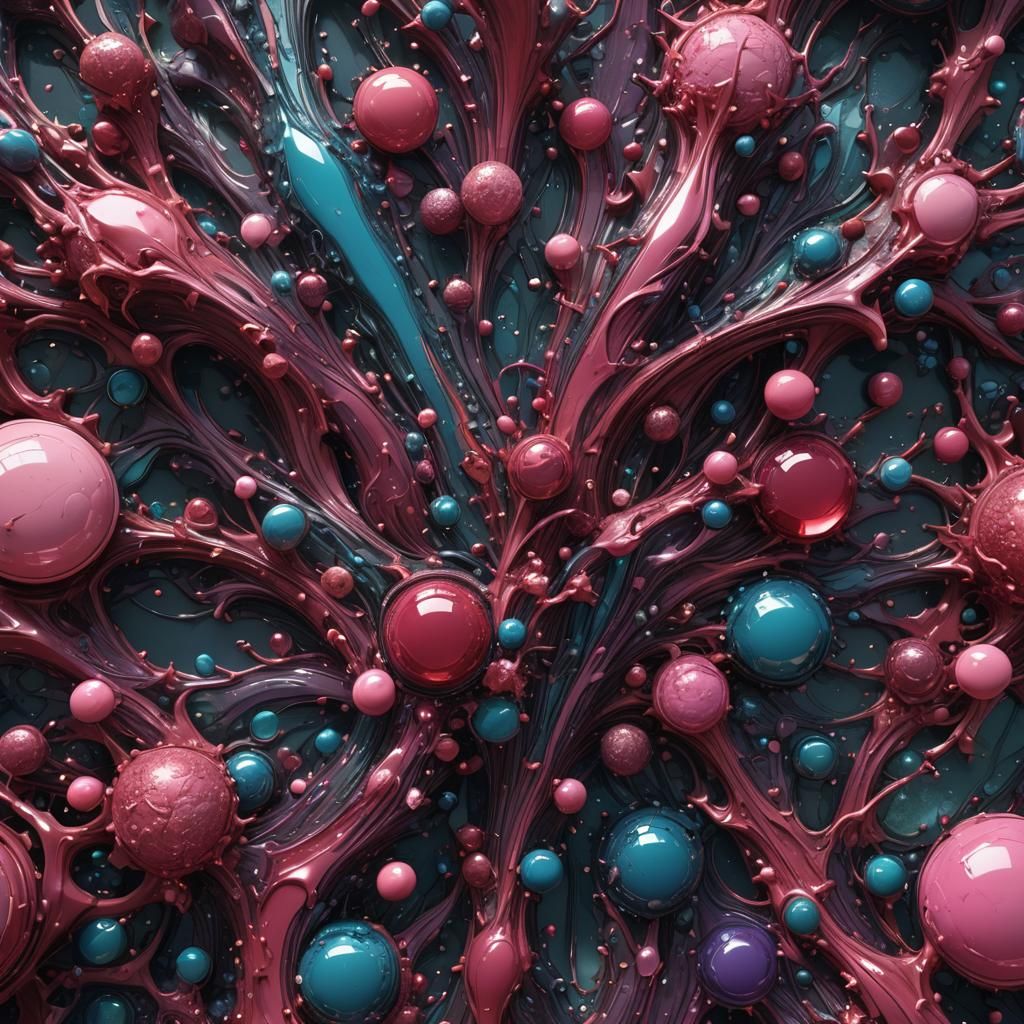 Detailed Lipgloss Digital Matte Painting in 8K