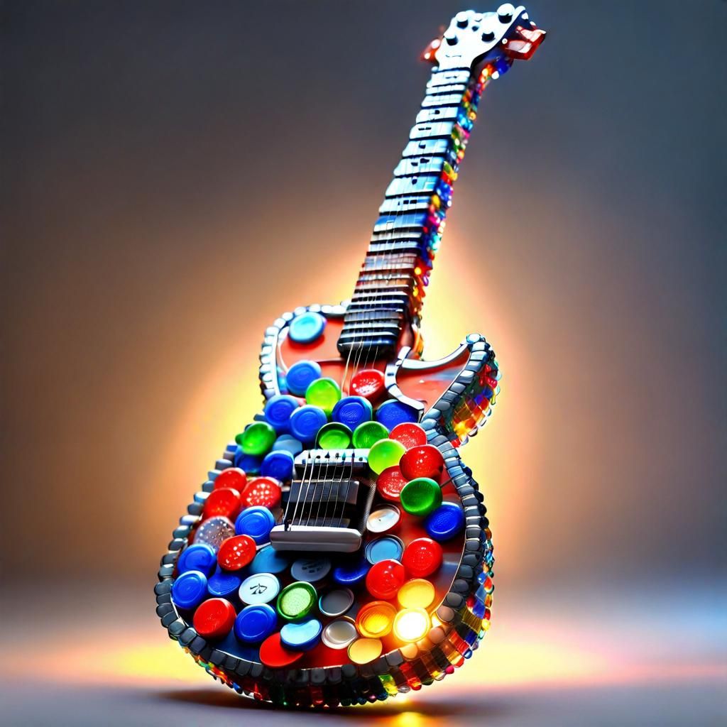 Bottle Cap Guitar