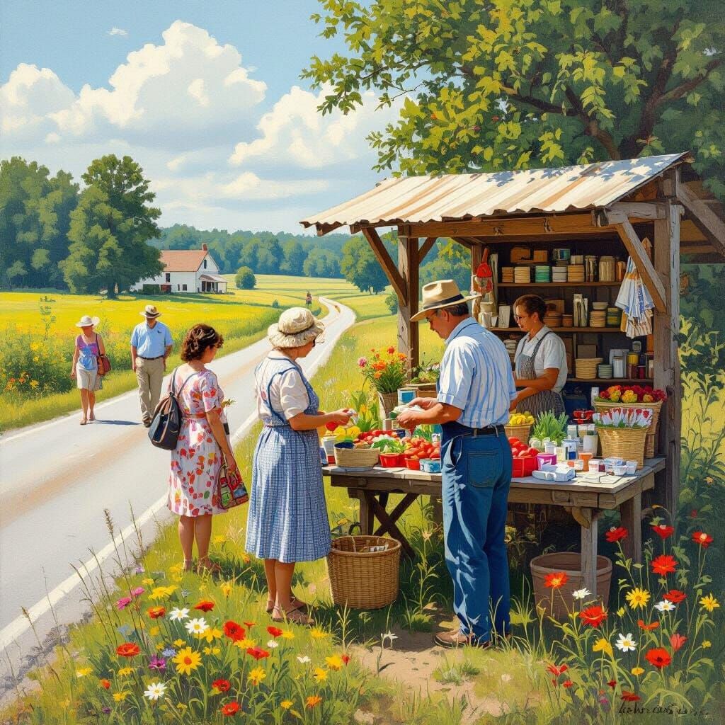 Charming South Carolina Roadside Stand