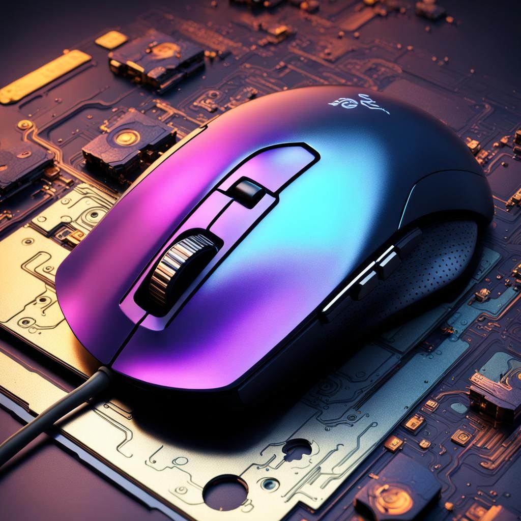 Fantastical Computer Mouse Matte Painting