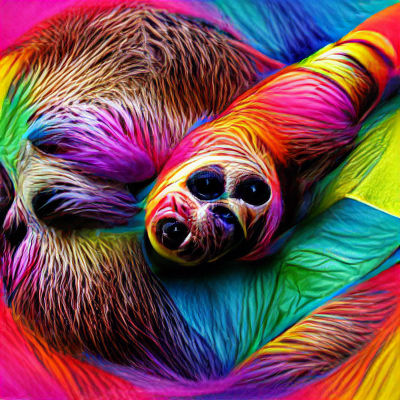 AI Image of a Sloth