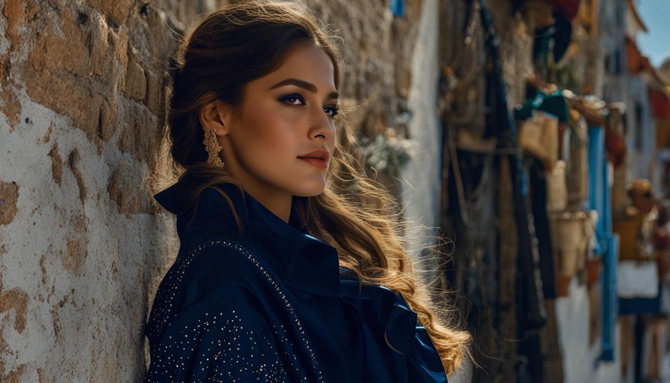 Rosalia Sparkles: A Neo-Impressionist Action Portrait