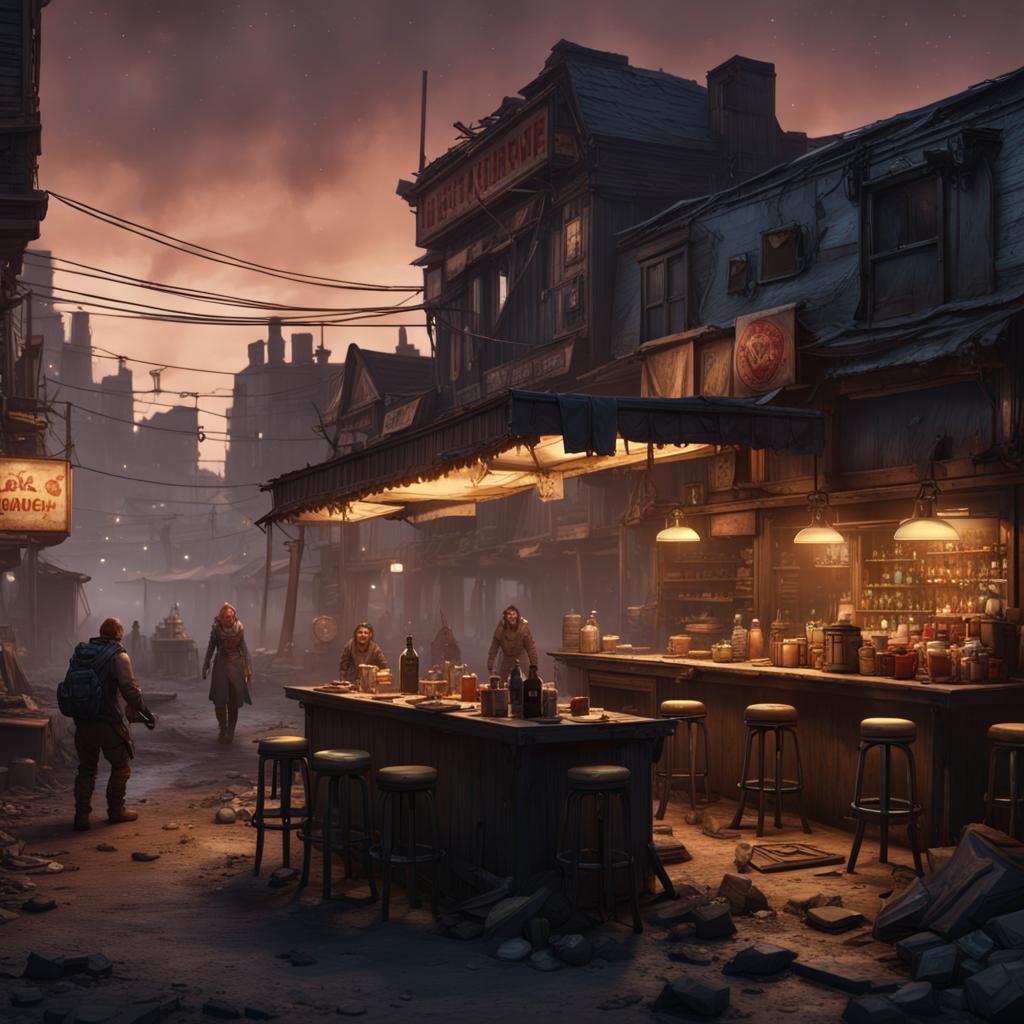 Bar in the wasteland
