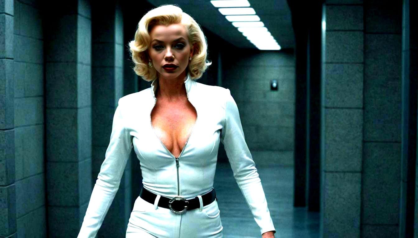 Marilyn Monroe as Emma Frost: Cinematic Film Still