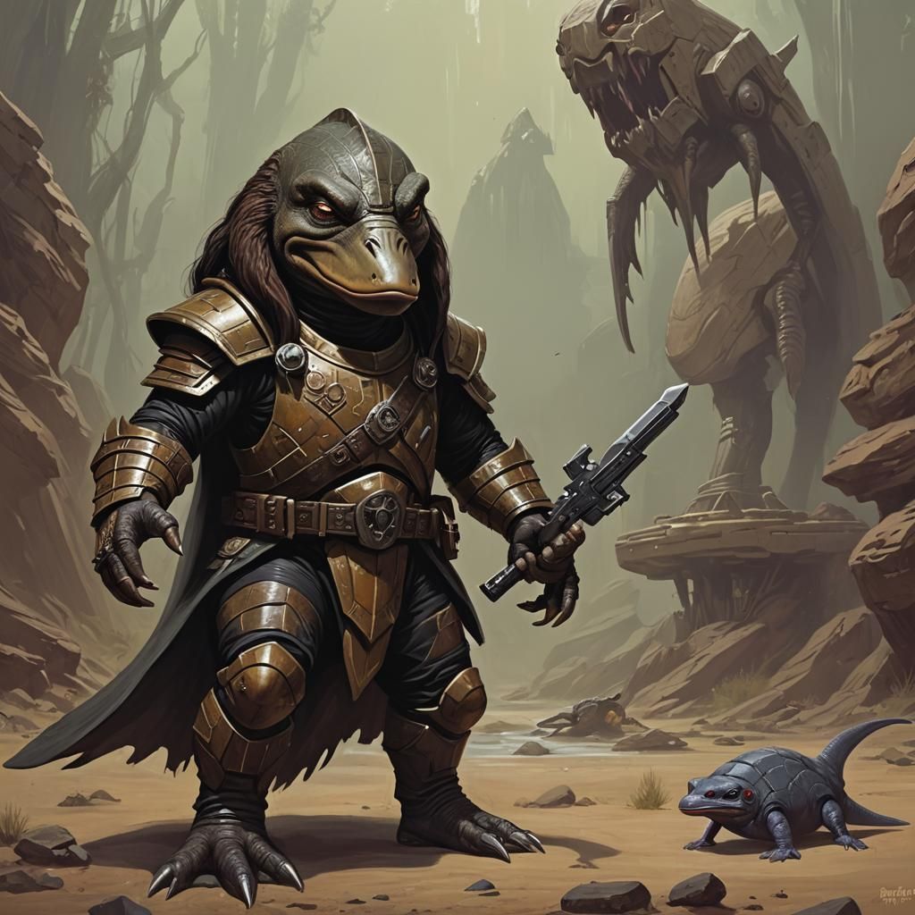 Sinister Gorn Klingon Platypus Twi'lek Character