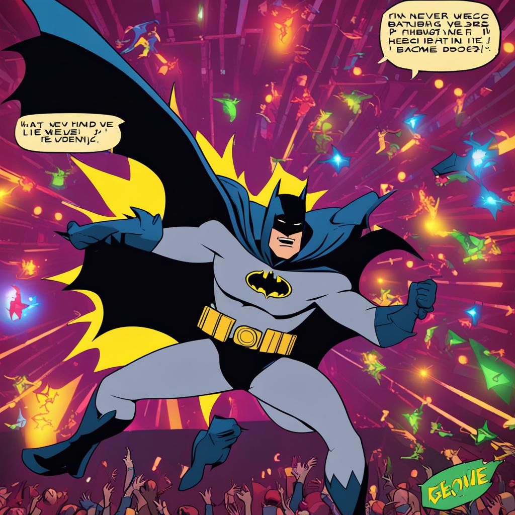 Batman Sings Disco in a Video Game