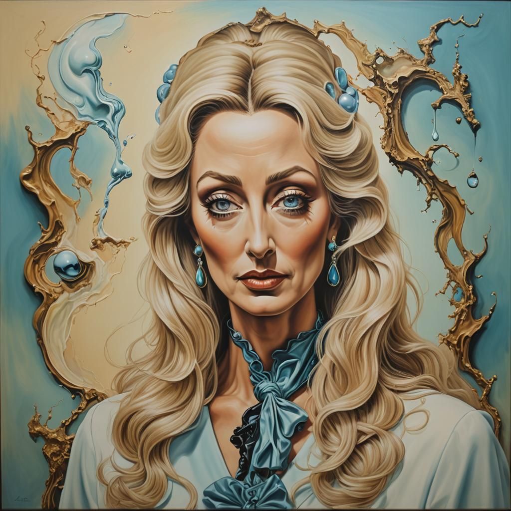 Surreal Portrait in Salvador Dali Style