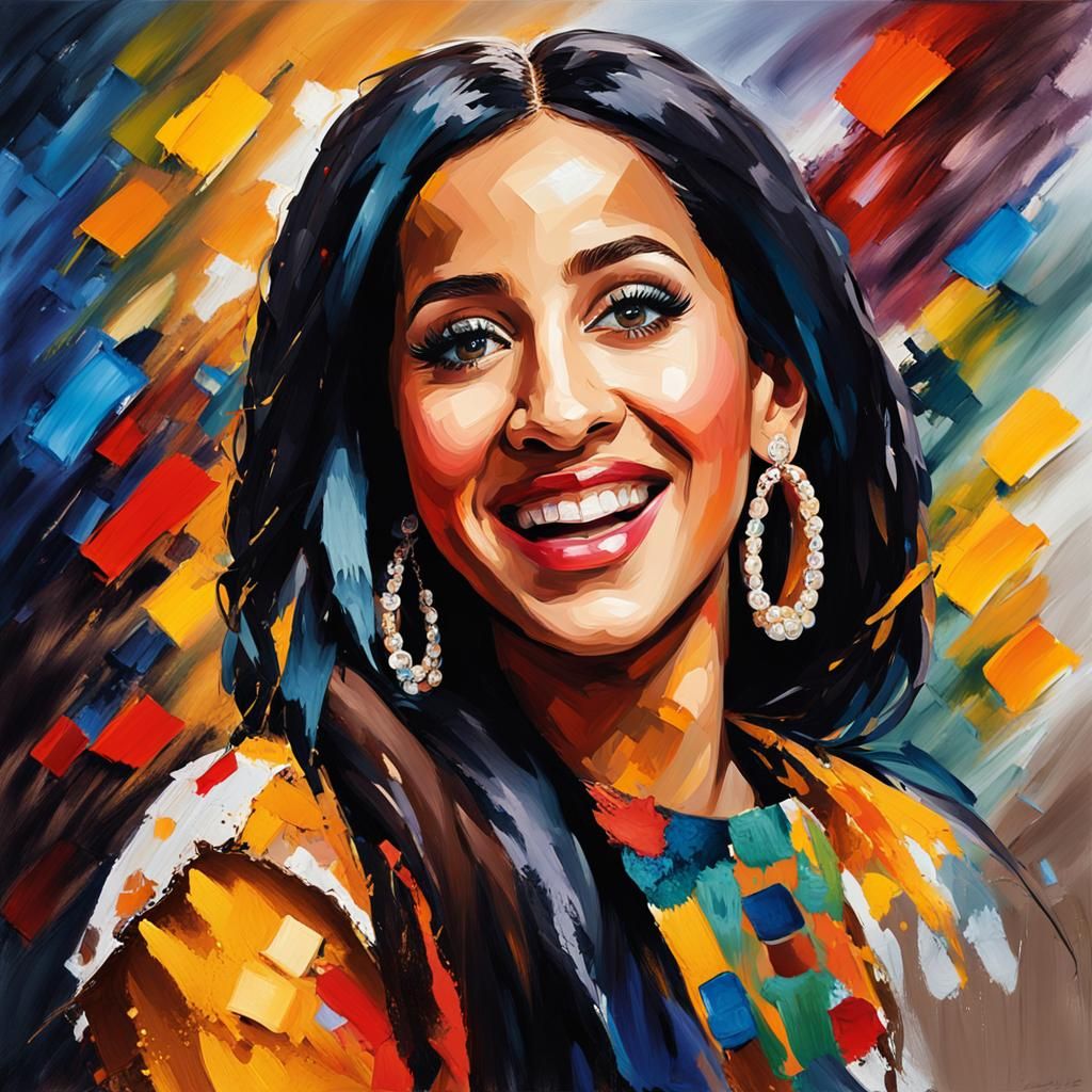 Cardi B portrait 1