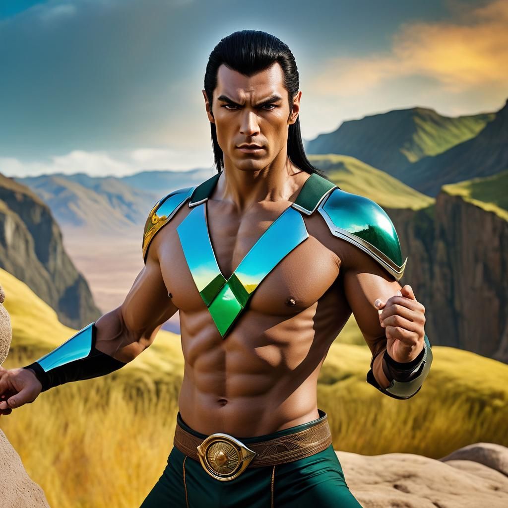 Romulan Male Martial Arts Portrait in Holo-Lounge