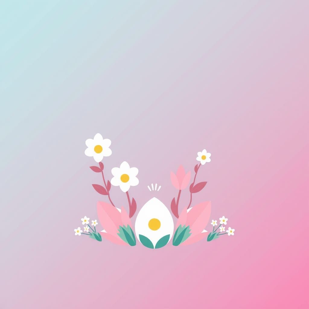 minimal spring easter