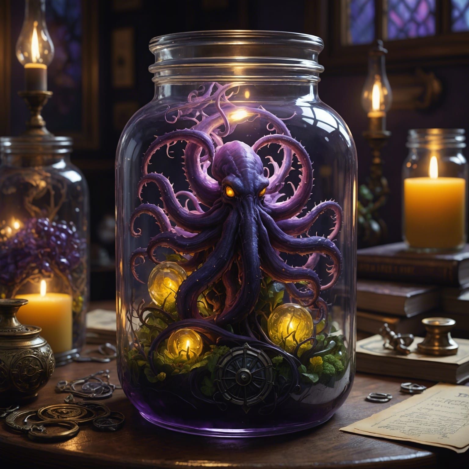 Eldritch Horror Confined: Dark Fantasy Concept Art