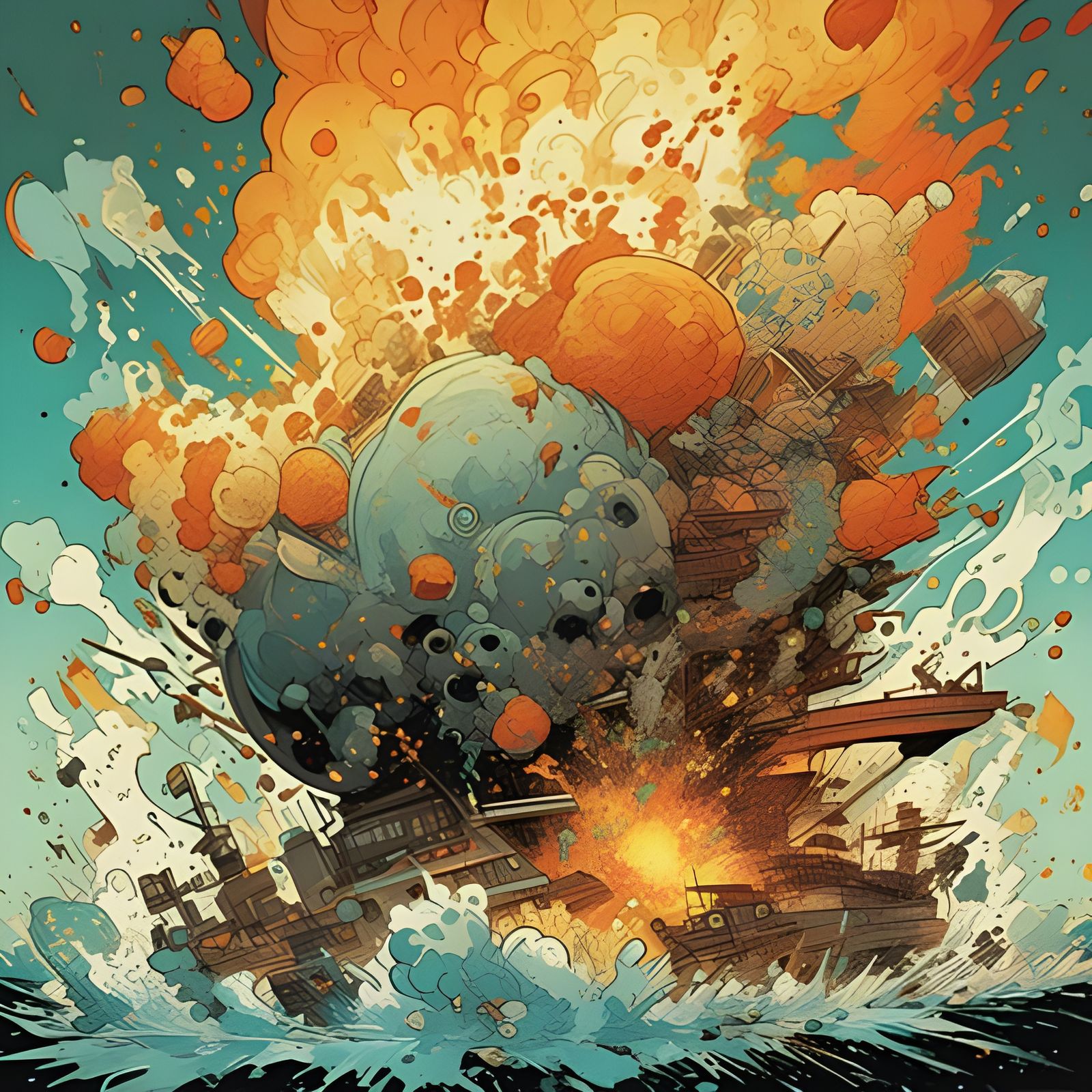 AI Generated Image of a Disturbance