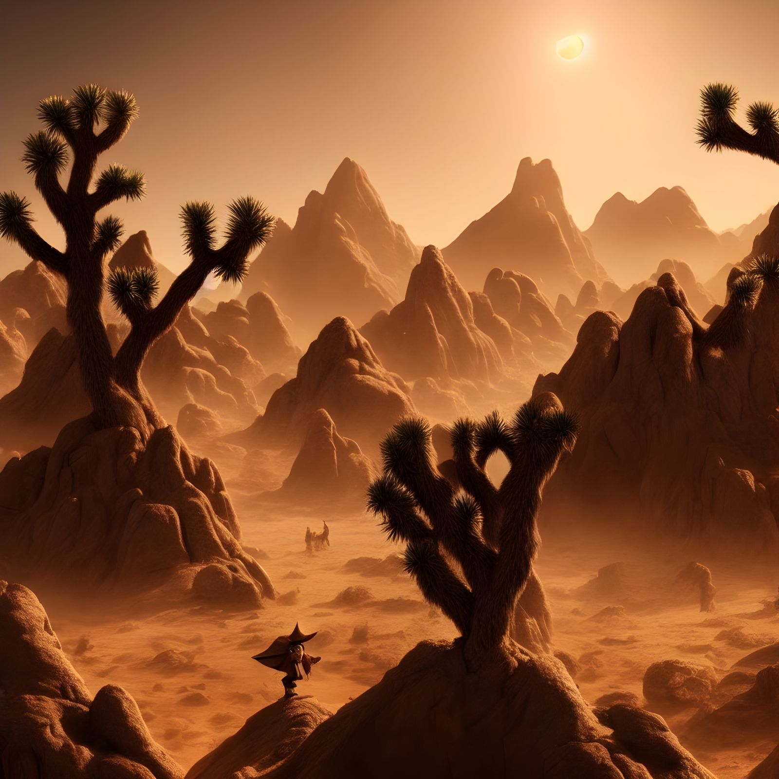 Desert Goblins and Joshua Trees: Psychedelic Concept Art
