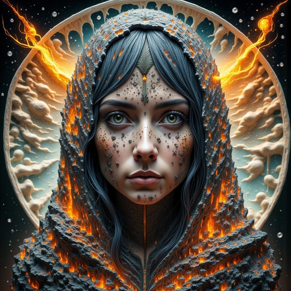 Ethereal Landscape of Klawndike in Abstract Reality