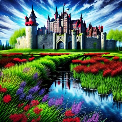 Graffiti Art: Castle of the Red Willow
