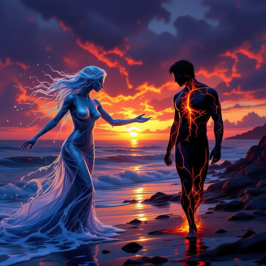 Water Woman's Devastation for Lava Lover