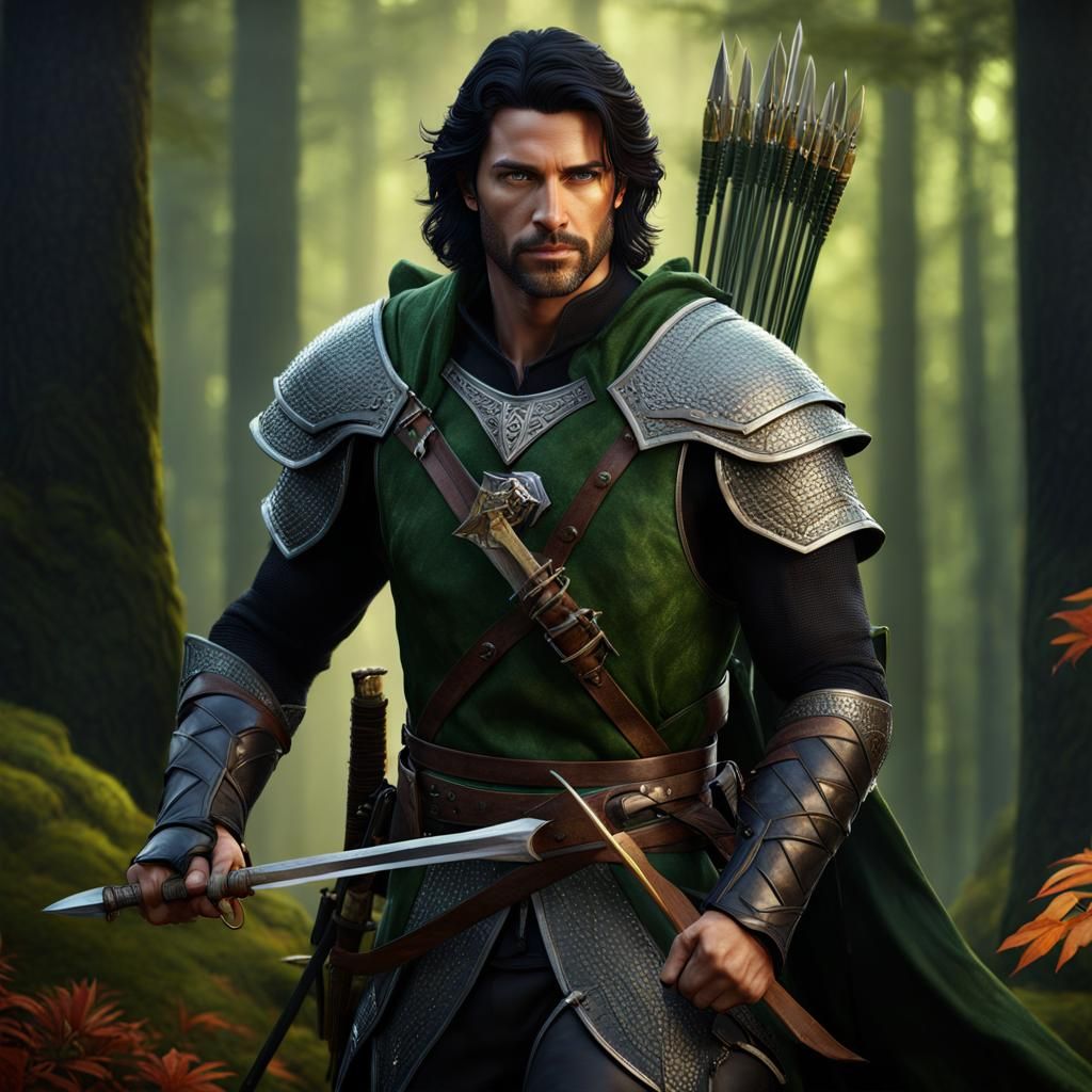 Handsome Ranger Portrait in Unreal Engine 5 Style