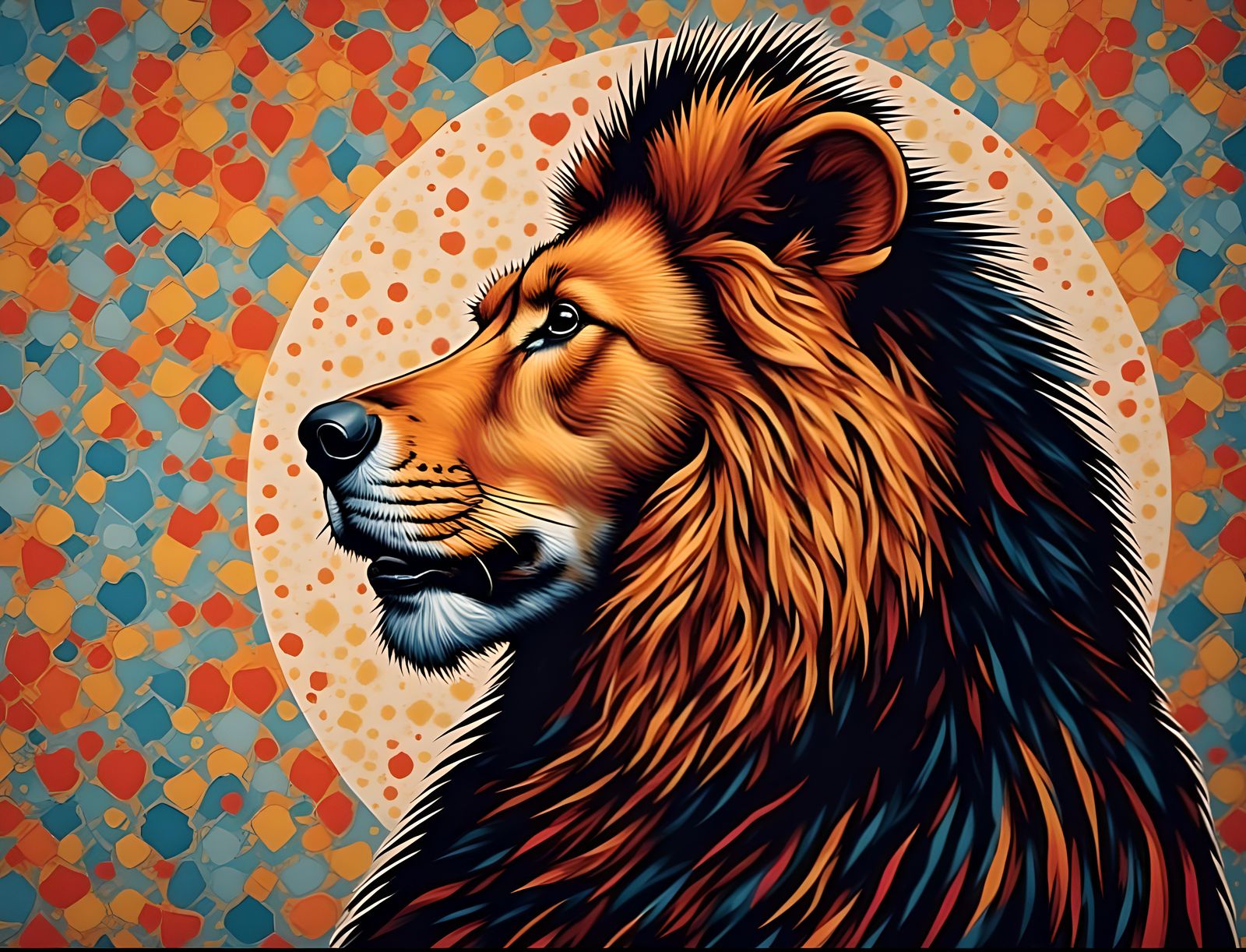 Majestic Lion Generated from Simple AI Prompt