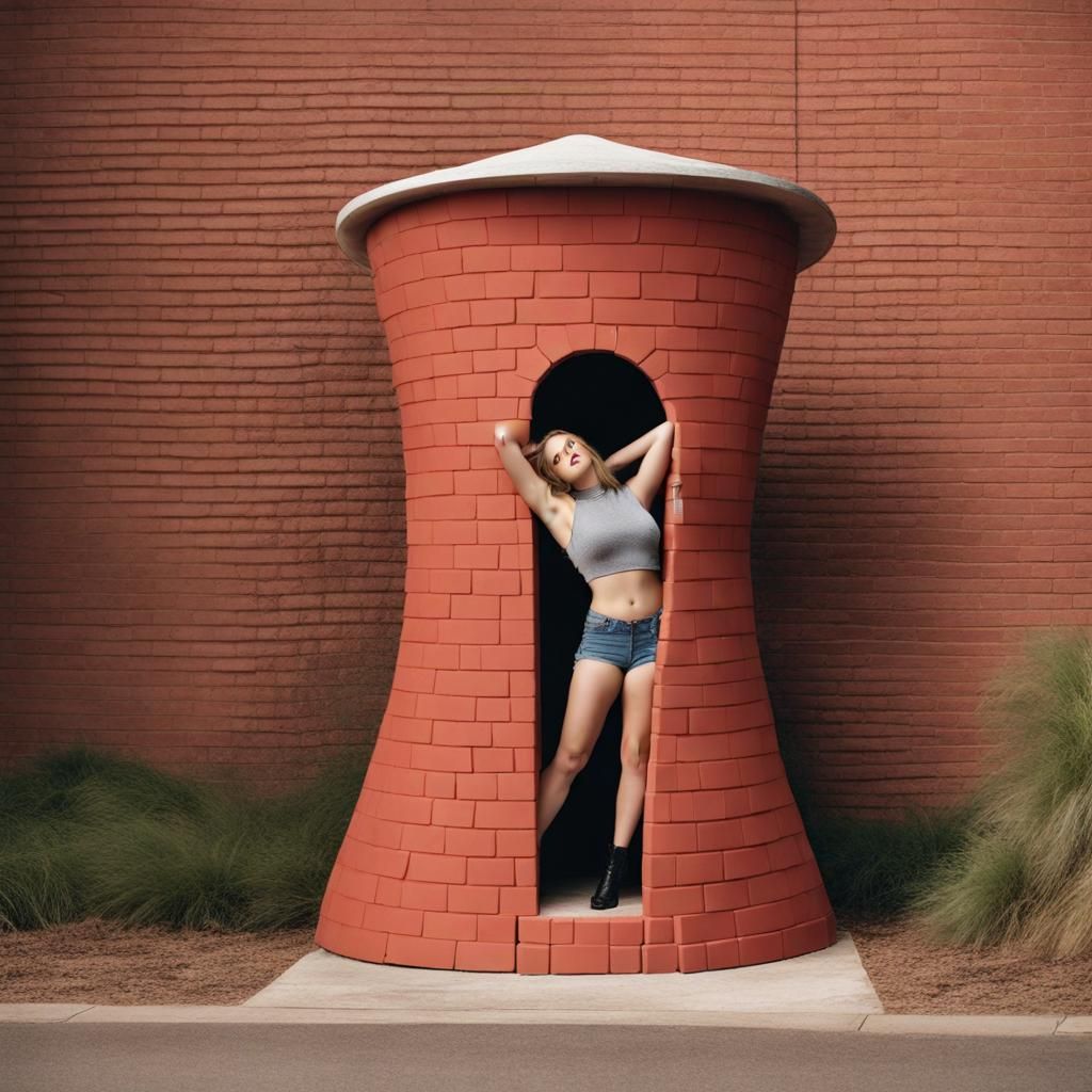 Hourglass Outhouse: A Curvy Architectural Fantasy