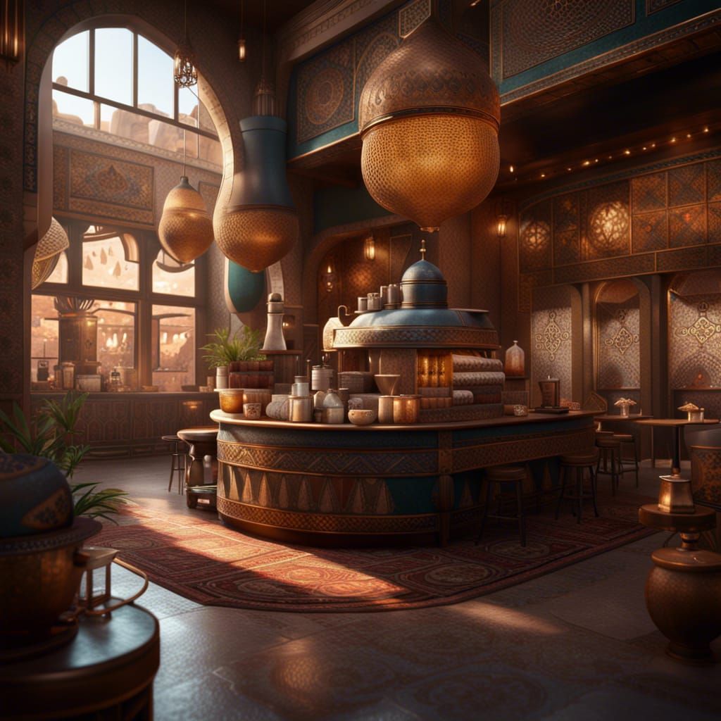 arabic coffee shop baghdad