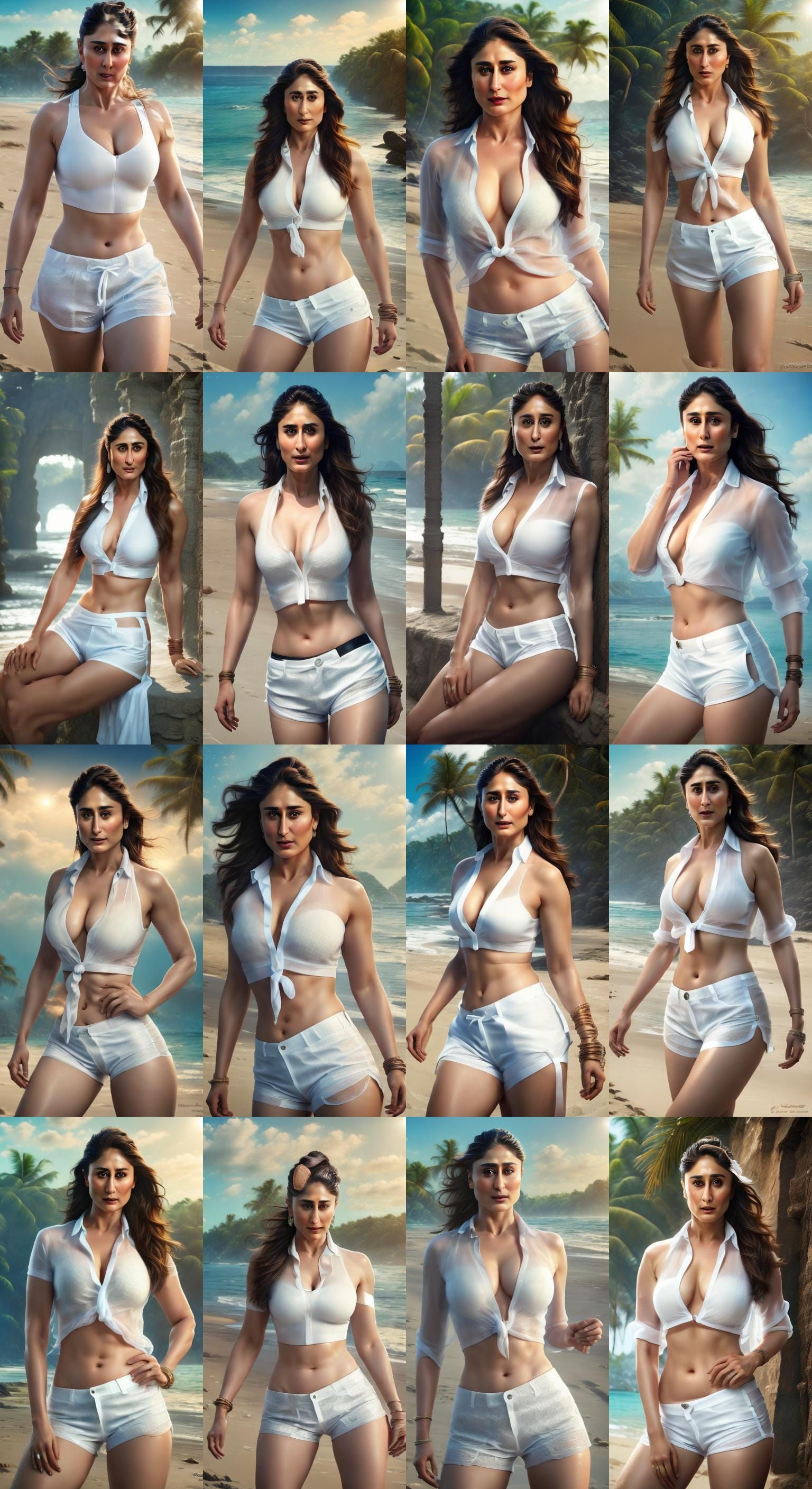 Revealing Beach Portrait with Bokeh