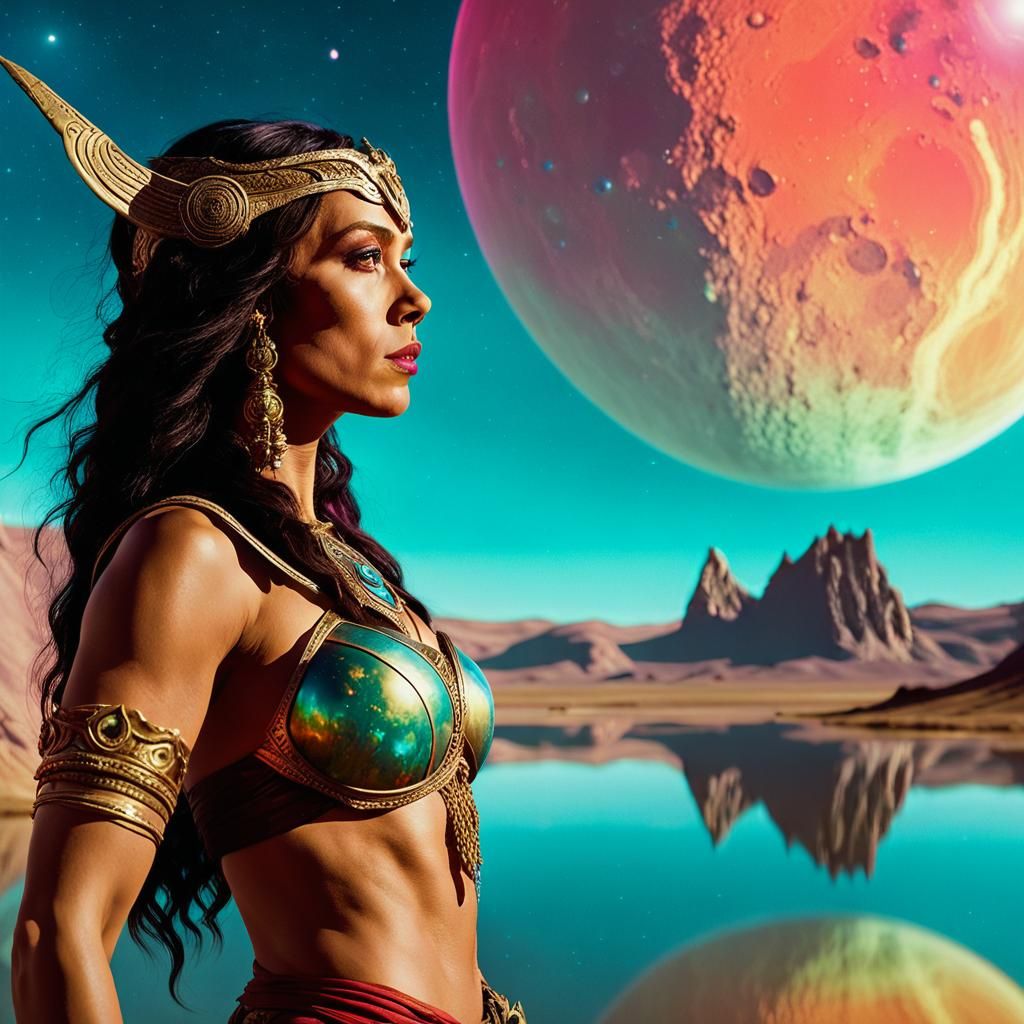 Dejah Thoris Portrait on Alien World