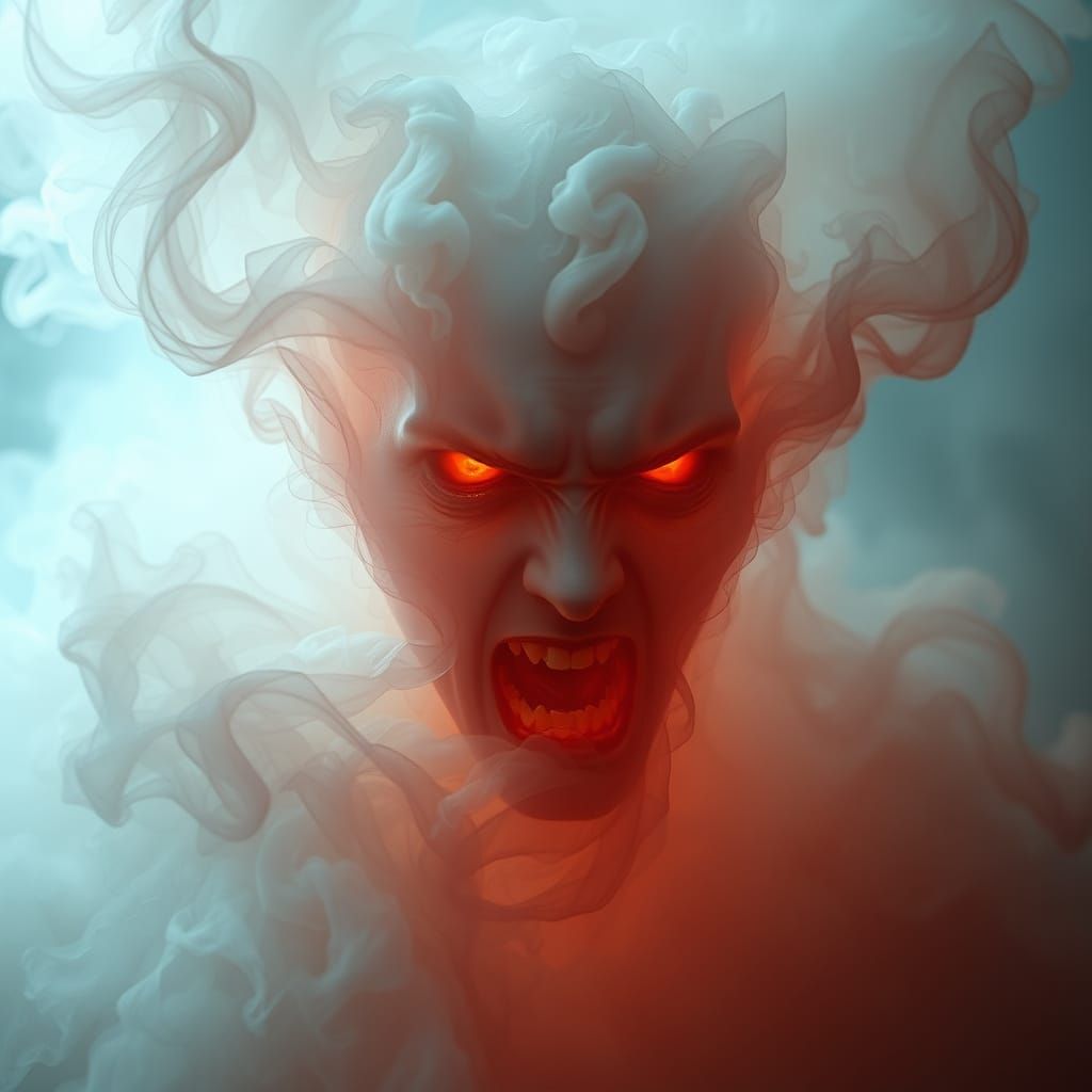 Ethereal Phantom in Dark, Gothic Style