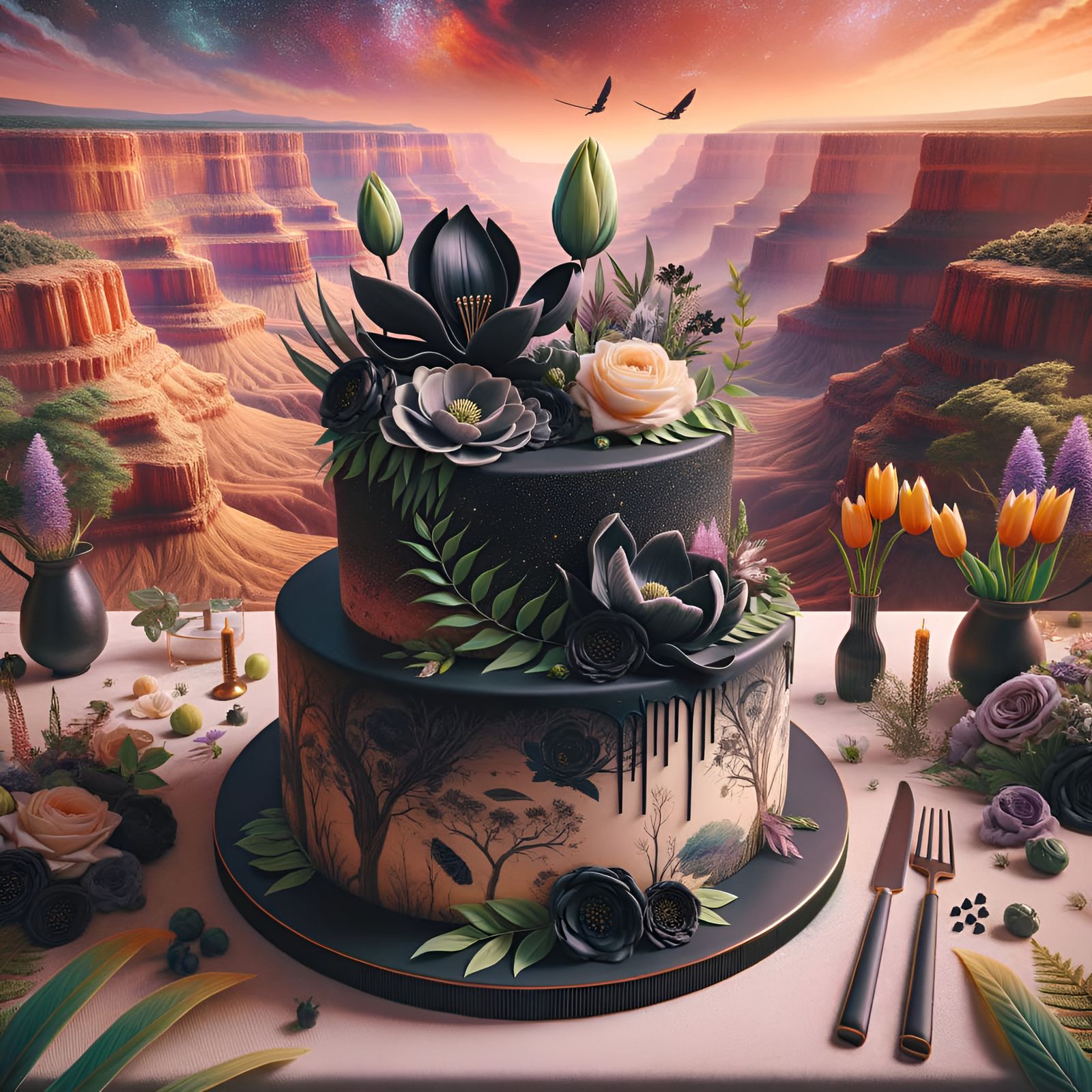 Grand Canyon Wedding Cake