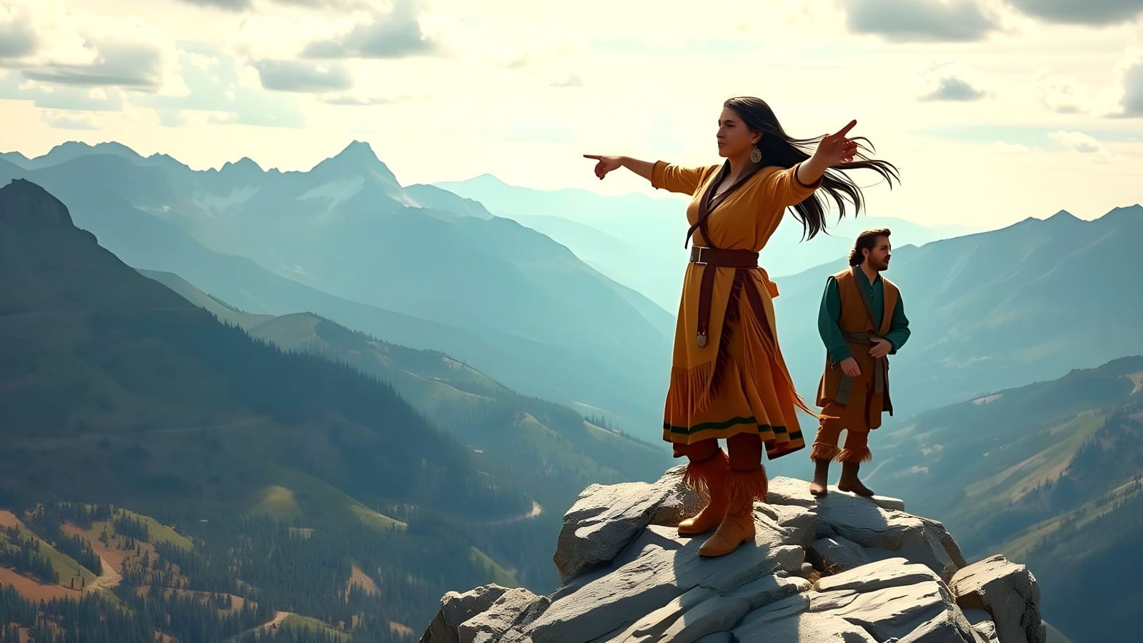 Sacagawea in Autumn Glory